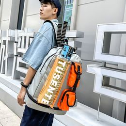 Top Quality Trendy Cool Large Capacity Handbag Backpack Dual Backpack Sports Outdoor Travel Bag Multi Bag Student Backpack Badminton Racket Bucket Bag Luggage Bag