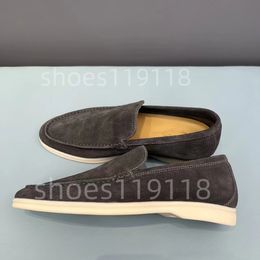 Loro Piano Man Designer Shoes Casual Loafer Charms Loro Shoe Black White Loro Pianaa Sneaker Ankle Run Trainer Warm Office Flat Low Top Suede Loro Piano Shoe 864