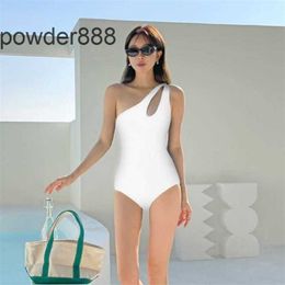 New Korean Version of Socialite Fans One Piece Solid Color Small Chest Gathers Sexy Bikini Niche Sweet and Fashionable Swimsuit