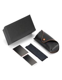 glasses case packaging black hard box soft box set men and women glasses case glasses cloth manual6039992