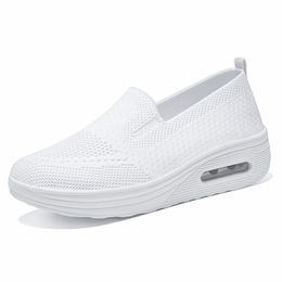 running shoes men mesh sneaker breathable classic black white soft jogging walking tennis shoe calzado GAI 0237