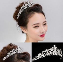 The bride wedding diamond tiara crown alloy hair styling wedding headdress1439089