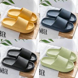 2024 Slippers for men women Solid color hots low softs black white Ivory Multi walking mens womens shoes trainers GAI