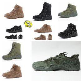 Bocots New mden's boots Army tactical military comdcbat boots Outdoor hiking boots Winter desert boots Motorcycle boots Zapatos Hombre GAI