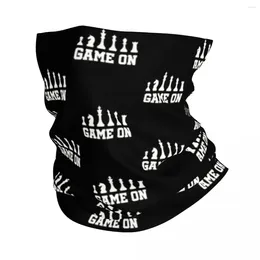 Bandanas Chess Players Winter Headband Neck Warmer Men Women Hiking Running Tube Scarf Board Game Face Bandana Gaiter