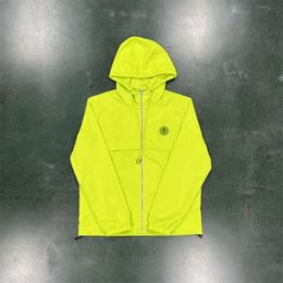 2024 Men's Jackets Trapstar Jacket Hoodie Coats Irongate T Windbreaker-lime 1to1 Quality Women's Coat EU Sizes XS-XL fashion886