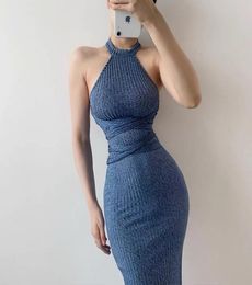 summer clothes sexy bodycon dress club outfits for women birthday elegantes prom dresses long dresses backless blue dress 2103093387372