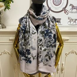 women's long scarf scarves shawl cashmere material double sided print letters flowers pattern size 190cm -62cm245p