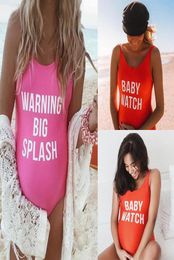 Plus Size Maternity Swimwear Letter Printing Beach Wear Pregnancy Bathing Suit Sexy Bikini OnePiece For Pregnant Women3123090