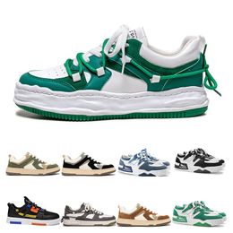 2024 GAI canvas shoes breathable mens womens big size fashion Breathable comfortable bule green Casual mens trainers sports sneakers b19