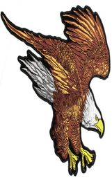 Custom Brown Eagle Large Patch Iron On Jacket Back Can Be Glue or Sewing On Jacket or Tshit7163066