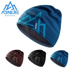 AONIJIE Winter Wool Cap Winter Knitted Hats Winter Windproof Thick Warm for Outdoor Camping Hiking Skiing Running Snowboarding 240226