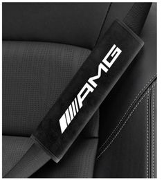 Car stickers Seat Belt Cover Shoulder Anti-stroke Neck Protection For C180 C200 C260 C300 Car Interior Supplies9298259