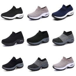 Women Running shoes Men GAI triple white black grey platform Shoes sport dark Mesh breathable sneaker Seven