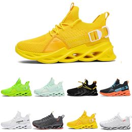 popular running shoes for men women Lime Sky Blue GAI womens mens trainers fashion outdoor sports sneakers