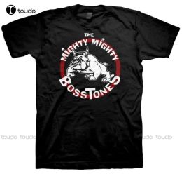 T-Shirts New Design Men Tee Shirt Tops Short Sleeve Cotton Fitness TShirts Mighty Mighty Bosstones Circle Bulldog Funny Tees Xs5Xl
