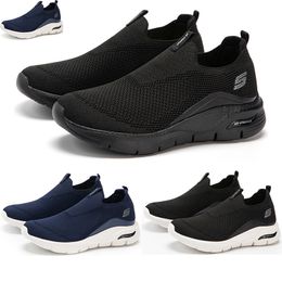 Men Women Classic Running Shoes Soft Comfort Black Grey Navy Blue Grey Mens Trainers Sport Sneakers GAI size 39-44 color16