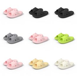 Summer Nuovo prodotto Designer di pantofole di spedizione gratuita per donne scarpe da donna bianco nero rosa grigio sandali grigio sandali Fashion Slide piatti piatti gai scarpe da esterno gai gai