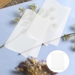 Decorative Flowers 60 Pcs Embossed Backing Paper Flower Pressing Lining Water Absorbing Plant Refill Blotter DIY Materials Plants Specimen