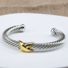 David Yurma Jewellery designer bracelet for women charm bracelet Davids 7mm Bracelet Popular Cable Cross x Opening bracelet man