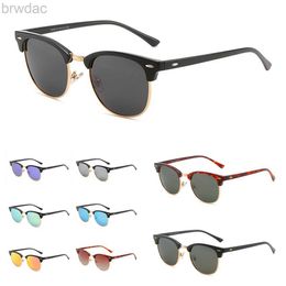 Sunglasses Luxury Brand Polarized Designer Mens Women Pilot Sunglasses UV400 Eyewear Glasses Metal Frame Polaroid Lens Sun Glasses 240305