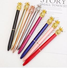 Ballpoint Pen New Strange Stationery Gift Pen pineapple shape Optional NEW Student Stationery Office Material School Supplies GB192429826