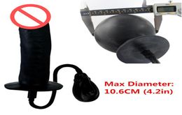 New Super Large Inflatable huge dildo big Anal plug Max 106cmInflatable Dildo PumpVibrating PenisButt plug anal balls1715945