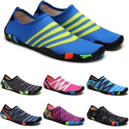 2024 Water Shoes Water Shoes Women Men Slip On Beach Wading Barefoot Quick Dry Swimming Shoes Breathable Light Sport Sneakers Unisex 35-46 GAI-4