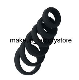 Massage 6 Sizes Silicone Cock Ring Penis Enhance Erection Ejaculation Delay Sex Toys For Men Cockring Ball Donuts Shop3432449