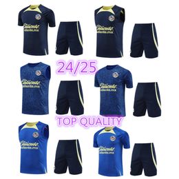 liga mx 23 24 25 Club America Soccer SHORT SLEEVE tracksuit GREEN third HENRY 3RD GIOVANI CACERES B.VALDEZ 2023 2024 vest sets maillot MEN Football training Fans