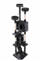 60quot Cat Tree Tower Condo Furniture Scratching Post Pet Kitty jllErK5078787