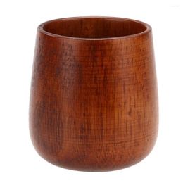 Mugs Wooden Cup Handmade Natural Jujube Household Vintage Creative Eco-friendly Primitive Portable Kitchen Accessories