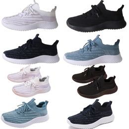 Women's casual shoes, spring and summer fly woven sports light soft sole casual shoes, breathable and comfortable mesh lightweight women's shoes 37