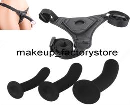 Massage 4 Style Strap On Big Dildo Harness Adjustable BDSM Bondage Pants Lesbian Strapons Bottom Female Anal Dildo Sex Toy For Wo6127197