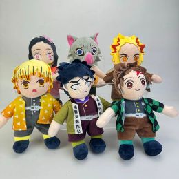 pose Demon Slayer plush toy Children's game Playmate Holiday gift room decoration