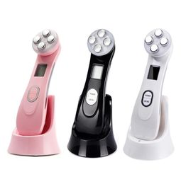 face massage RF EMS Electroporation LED Pon Light Therapy Beauty Device Anti Aging Face Lifting Tightening Eye Facial Skin Care9891935