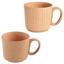 Mugs Handmade Wooden Mug Coffee Small Milk Cup Kitchen Water For Outdoor