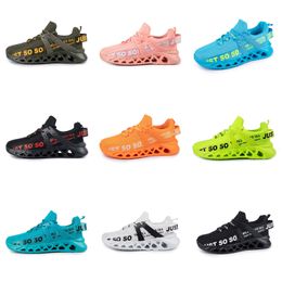 men women running shoes breathable GAI trainer black white volt green yellow red soft pink oreo jade mens sports sneakers jun28 XJXJ