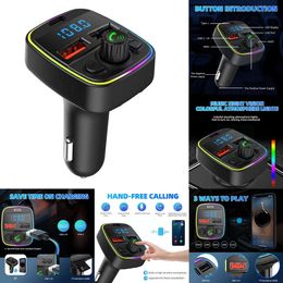 New FM Transmitter Bluetooth Hands-Free Mp3 Player PD P10 Charge Fast 3.1A Dual Accessories USB Wholesale Charging Car Z5v1