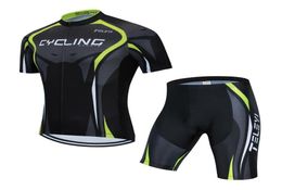 2020 Summer New Cycling Jersey Short Sleeve Set Maillot Ropa Ciclismo Quickdry Bike Clothing MTB Cycle Clothes 5D Gel5536022