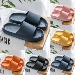 2024 Slippers for men women Solid Colour hots low soft black white Pink Multis walking mens womens shoes trainers GAI