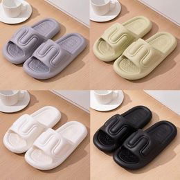 Slippers for men women Solid color hots low soft black white Pale Turquoise Multis walking mens womens shoes trainers GAI