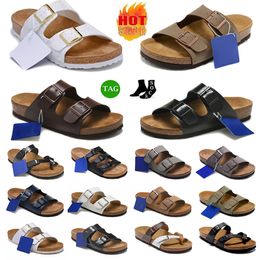 High quality Designer Birkinstocks Comforts Sandals famous Leather Men Women buckle strap flip flops Classic clog Suede Platform slides Summer Slippers shoes