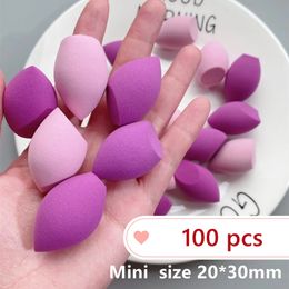 23cm 100Pcs Cosmetic Puff mini size Womens Foundation Makeup Sponge Blending Water Drop Shape Puffs tools 240220