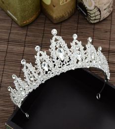 Crystal beads Wedding Crowns Bridal Headpieces Headbands Women Crystal Jewellery Tiaras Whole Party Quinceanera Birthday Hair Ac3527699