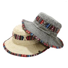 Berets Autumn Boonie Bucket Hats For Mens Fisherman With Wide Brim Sun Fishing Hat Breathable Mesh Polyester Quick Cut