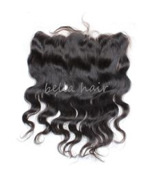 Peruvian Body Wave 4x13 Frontal Hair EarEar Lace Closure Human Hair Extensions Natural Colour BellaHair Products Deal6673858