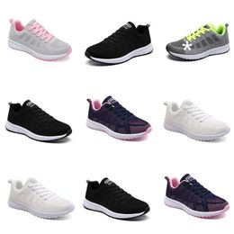 2024 summer running shoes designer for women fashion sneakers white black pink grey comfortable-048 Mesh surface womens outdoor sports trainers GAI sneaker shoes