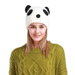 Beanie Skull Caps Cute Panda Beanies Winter Hats For Women Beanie Hat Novelty Bonnet Femme1229S