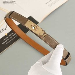 Belts Belts 20 Colours Classic Designer Letter Belt Fashion Girdle Diamonds Waistband Golden Buckle Luxury 240305